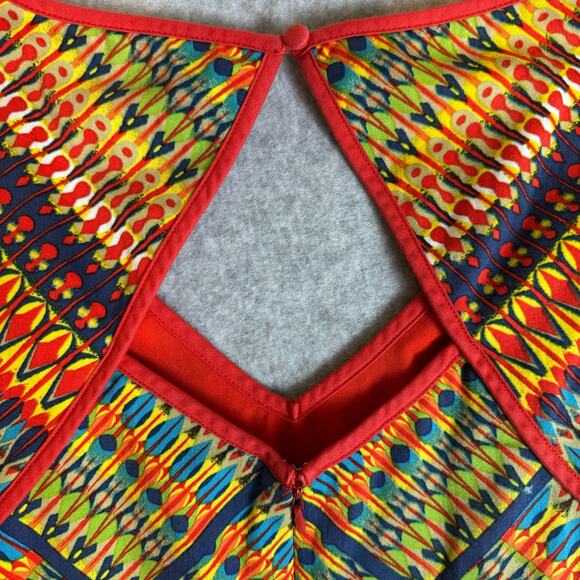 Colorful Geometric Pattern Dress - Picture 7 of 10